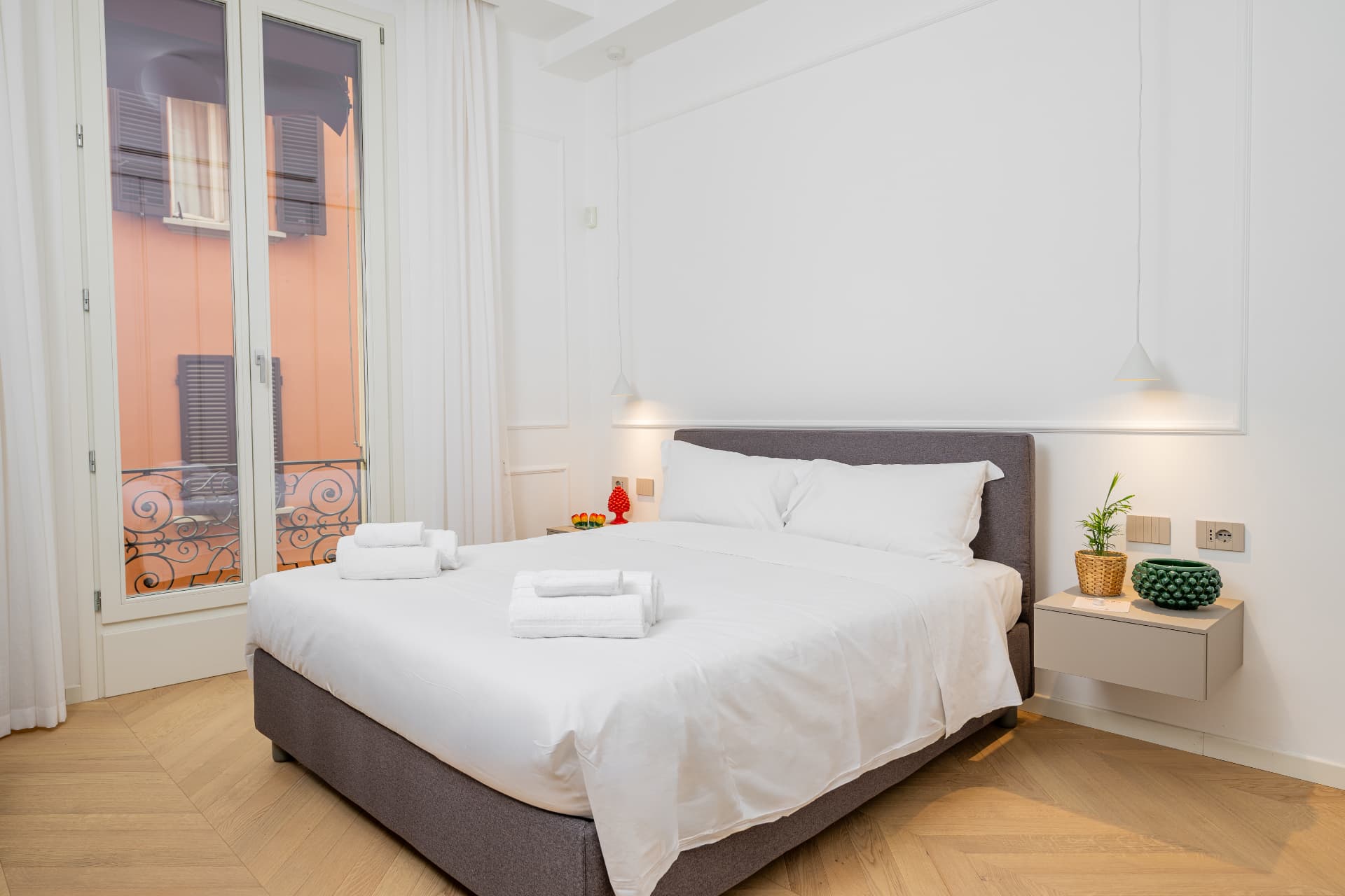 Schlafzimmer in Suite Asinelli, Bologna