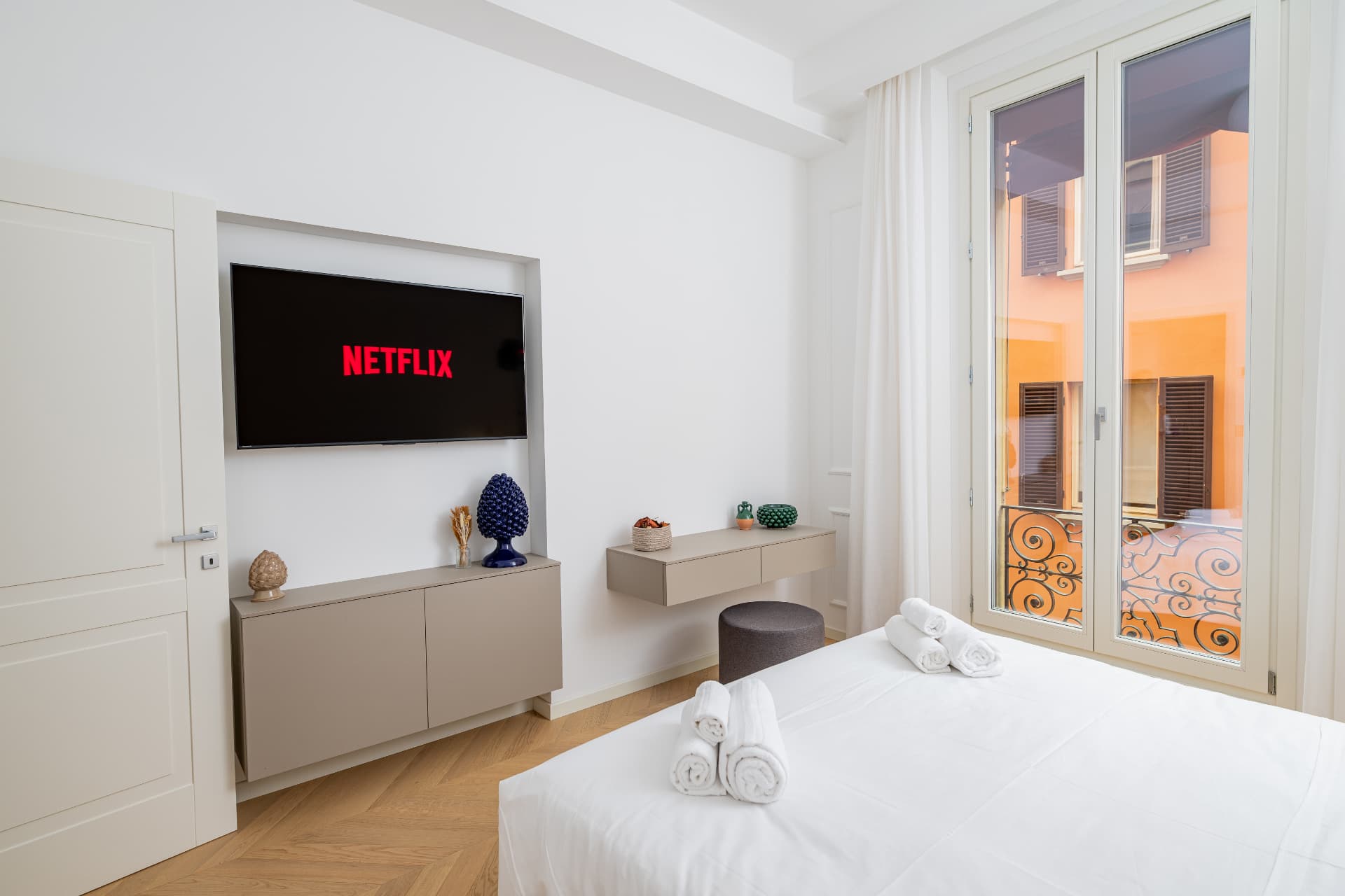 Schlafzimmer in Suite Asinelli, Bologna