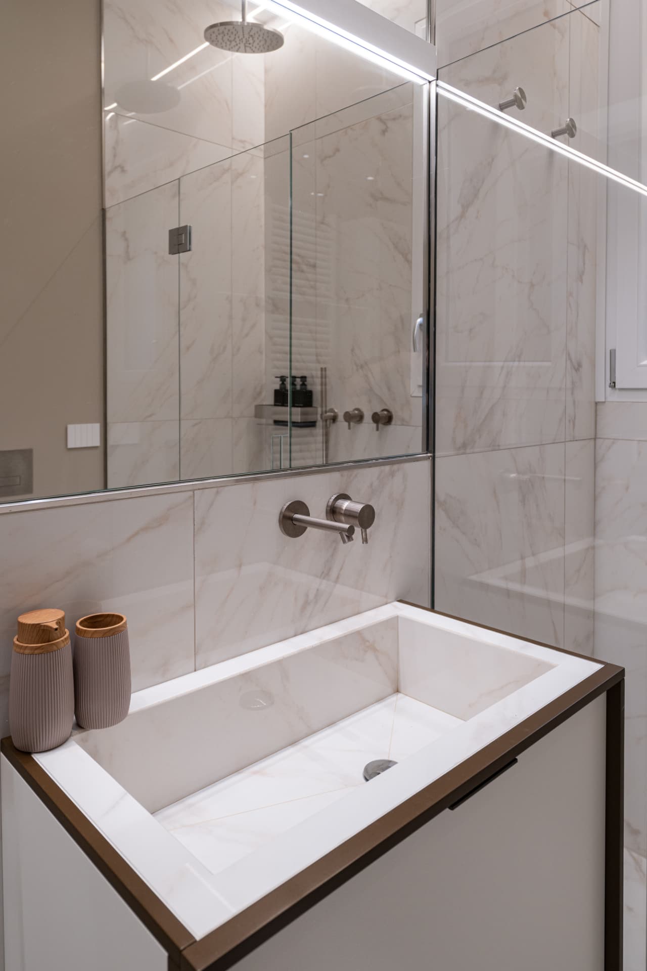 Badezimmer in Suite San Luca, Bologna