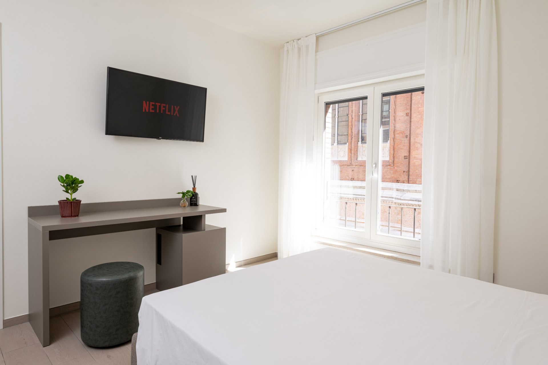 Dormitorio de Smart Room Vista San Petronio, Bologna