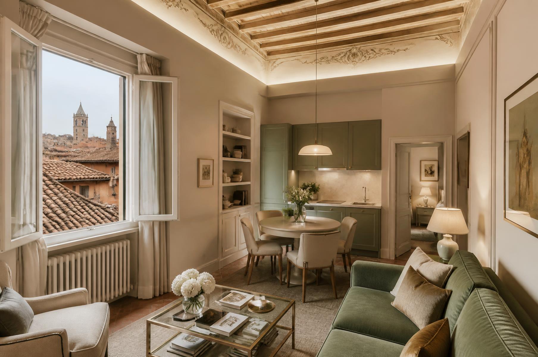 Schlafzimmer in Smart Room Tripla, Bologna